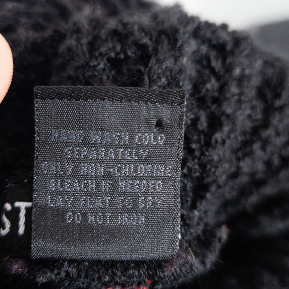 Steve Madden Women’s Poncho Western Cowboycore Plaid Fringe Festival Vibe OS - Picture 9 of 9